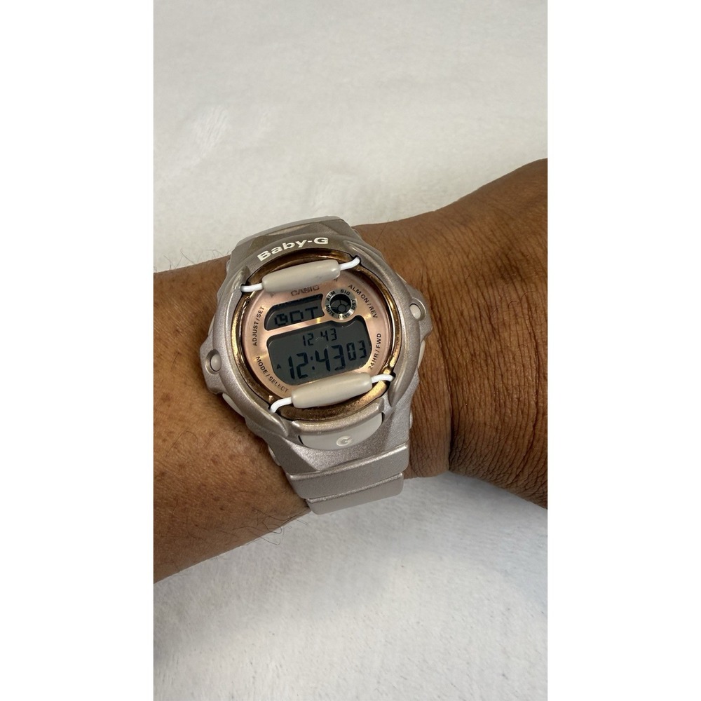 CASIO BG169G-4 (3252) Baby-G Brown/Rose Gold Women's Watch NEW BATTERY!